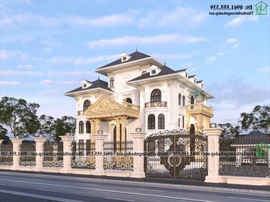 Mẫu thiết kế lâu đài tân cổ điển 3 tầng sang trọng NDBT3T48