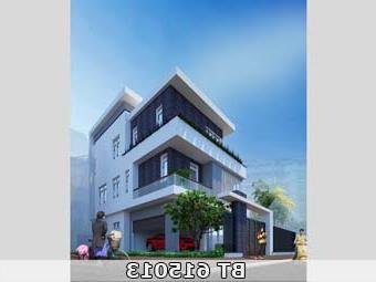 Biệt thự 3 tầng mái bằng BT615013