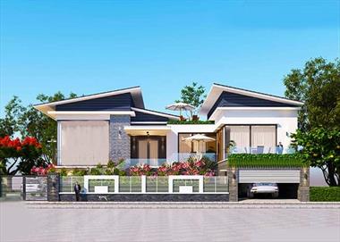 Thiết Kế Biệt Thự Sân Vườn Trên Đất 2000m2 Tại Ninh Bình