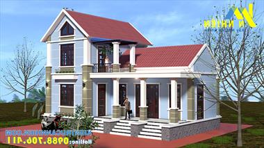 Nhà 2 tầng hình chữ L mặt tiền 13m Dẫn đầu xu hướng xây dựng