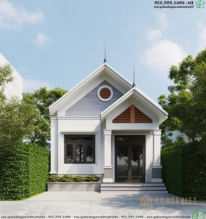 Mẫu thiết kế nhà cấp 4 mái thái 5,6x13m NDNC4167