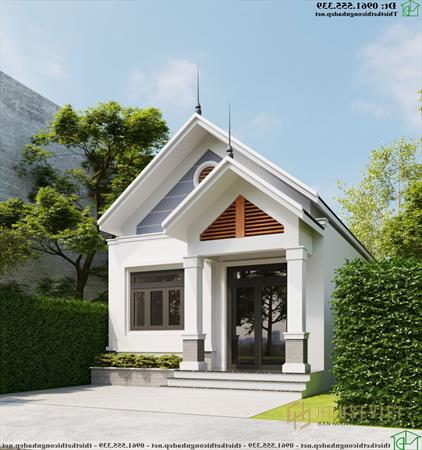 Thiết kế xây dựng nhà cấp 4 mái thái NDNC4167