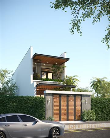 Thiết kế và thi công nhà ống 2 tầng hiện đại tại Hải Dương NDNP2T29