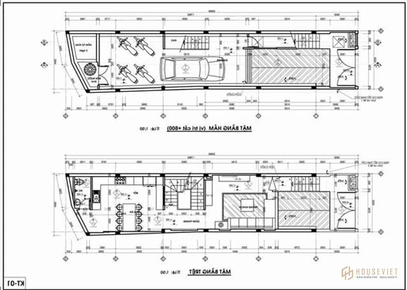 Sơ đồ chức năng tầng hầm và tầng 1 Sơ đồ chức năng tầng hầm và tầng 1