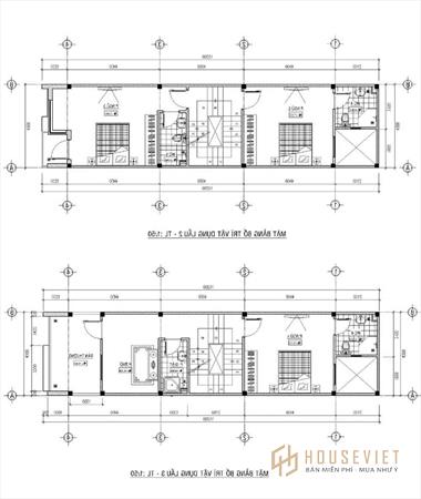 Mặt bằng công năng tầng 3 và 4