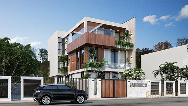 Yếu tố phong thủy là vấn đề dược quan tâm trong mẫu biệt thự đẹp 3 tầng