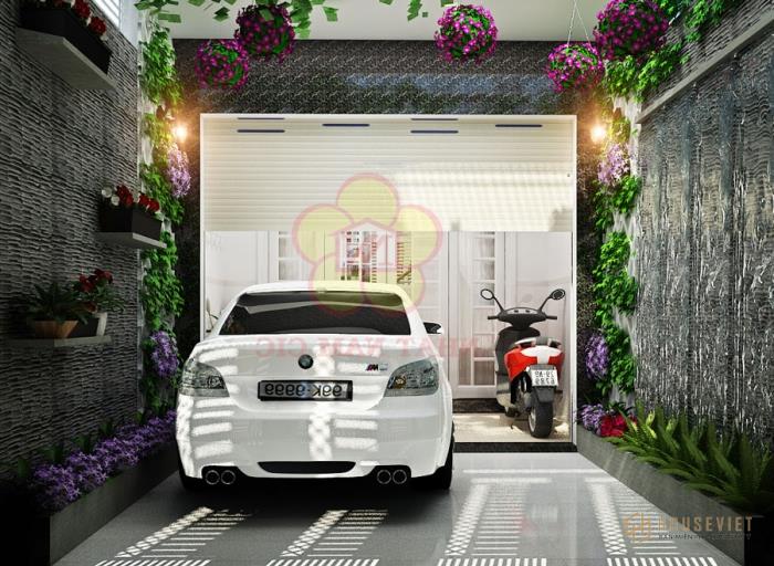 Thiết kế nhà có tầng hầm 5x20.