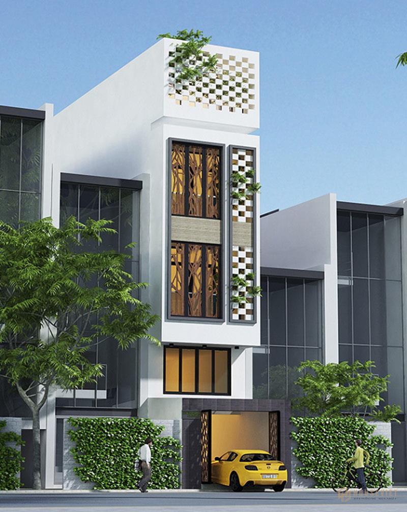 Nhà phố đẹp và tiện nghi.