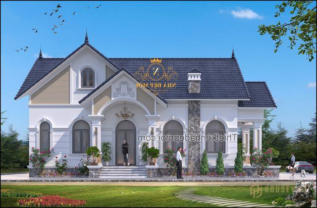 Kiến trúc biệt thự mái thái vườn mái thái 2021