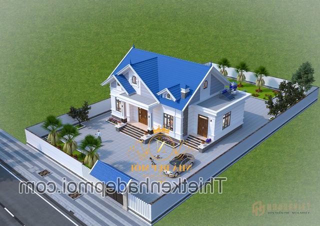 Mẫu nhà trệt đẹp 150m2 ở nông thôn