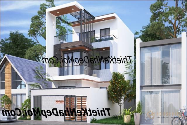 Biệt thự mini 3 tầng mái bằng 7x13m