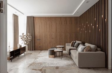 Thiết kế thanh lam gỗ phòng khách - giải pháp thẩm mỹ hiện đại