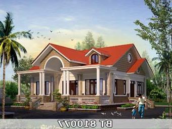 Thiết kế nhà 12x12m BT810077