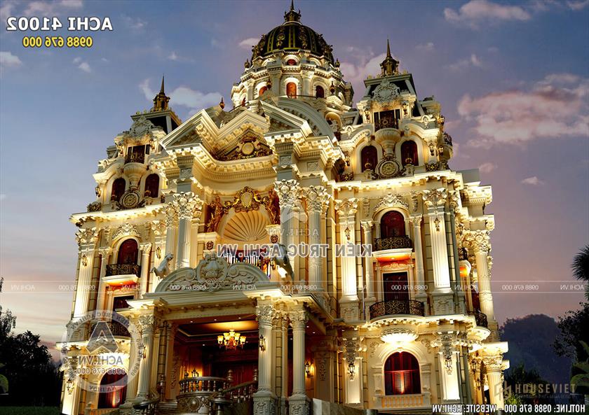 Vẻ đẹp sang trọng và cuốn hút của mẫu nhà 2 tầng tân cổ điển Vẻ đẹp sang trọng và cuốn hút của mẫu nhà 2 tầng tân cổ điển