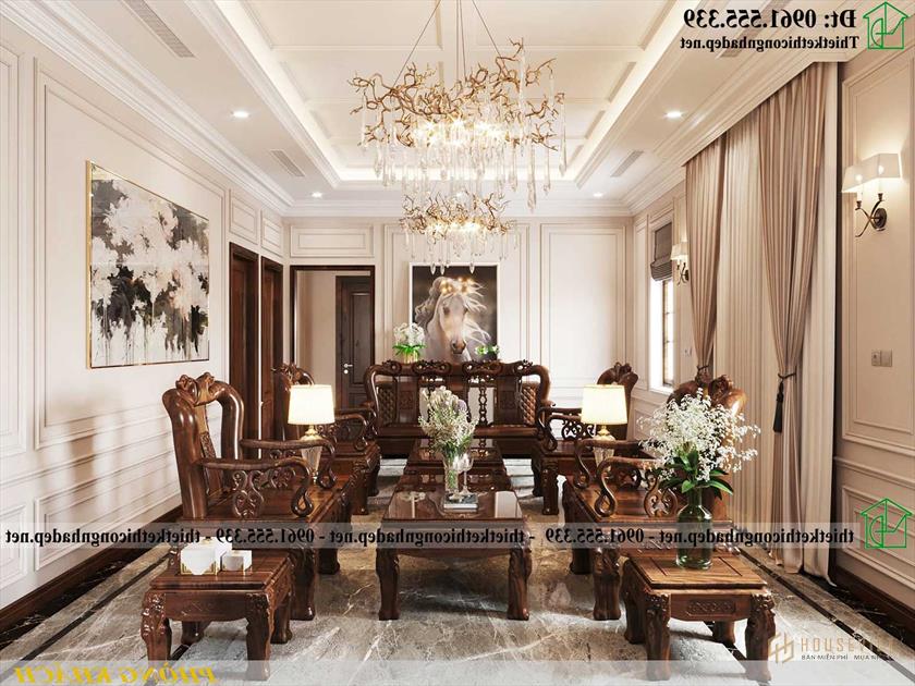 Bộ bàn ghế đồng kỵ phòng khách NDBT1T126