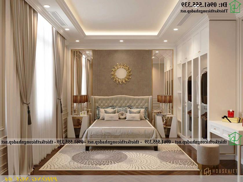 Phòng ngủ tân cổ điển đẹp NDBT1T126