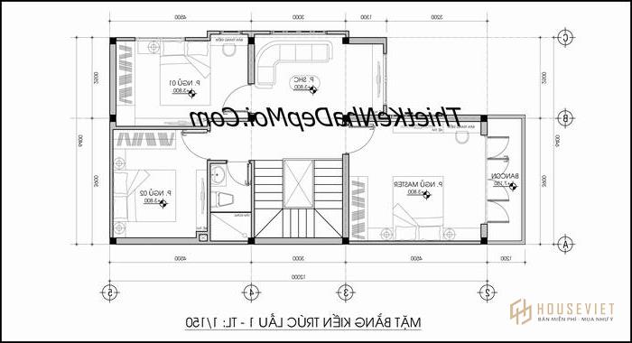 mat bang nha pho 3 tang 2 mat tien kinh doanh lau 1