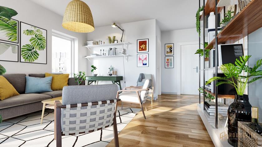 Thiết kế nội thất phòng khách độc đáo gần gũi với thiên nhiên