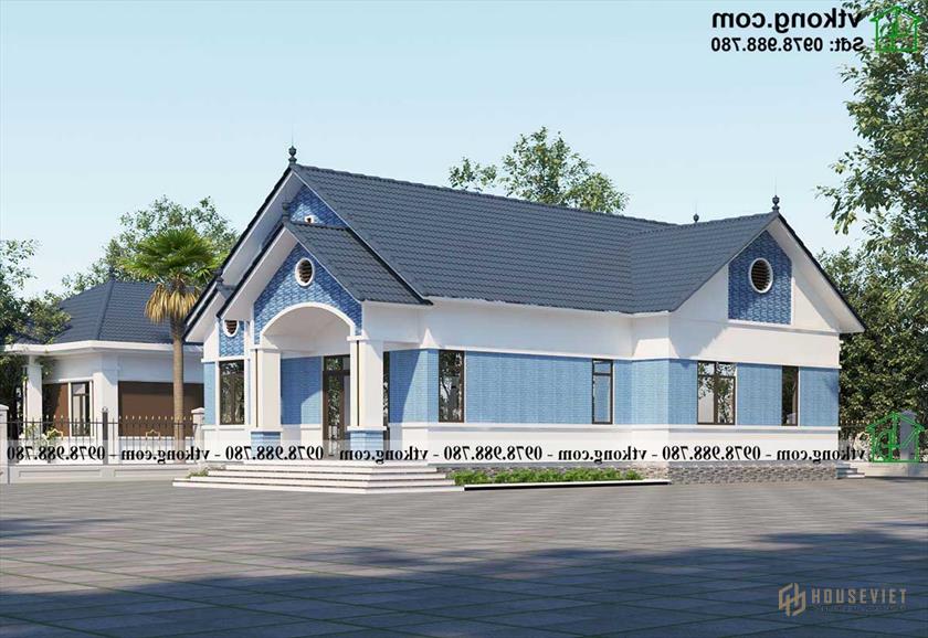 Mẫu Nhà Cấp 4 Mái Thái 4 Phòng Ngủ 9x18m Tại Hải Dương Nc4154