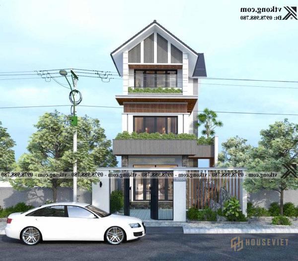 Mẫu nhà ống 3 tầng 6x14m hiện đại sang trọng
