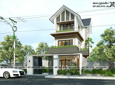 Mẫu nhà ống 3 tầng 6x14m hiện đại sang trọng NP3T54