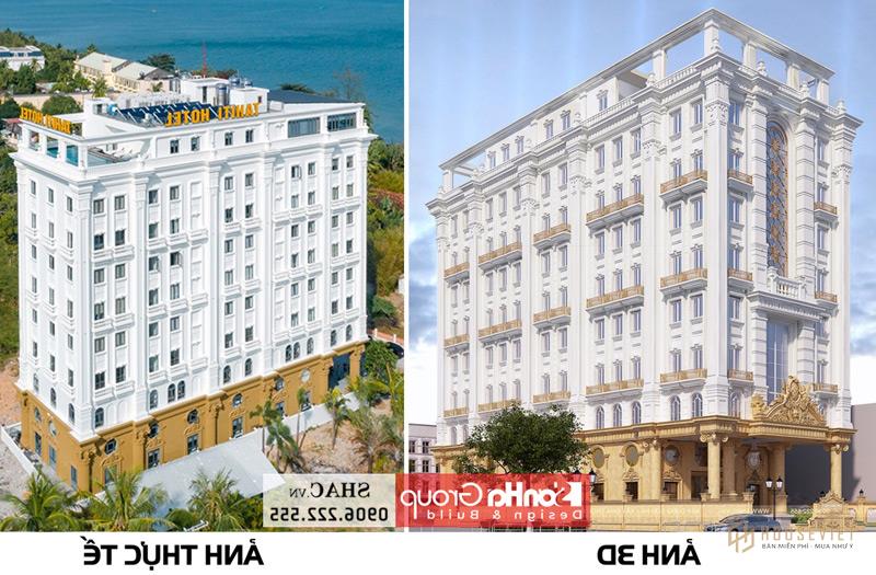 So sánh thiết kế kiến trúc và khách sạn đẹp thực tế So sánh thiết kế kiến trúc và khách sạn đẹp thực tế
