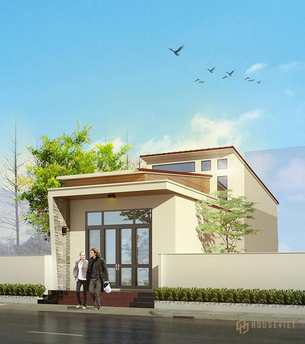 Kiểu nhà cấp 4 có gác lửng