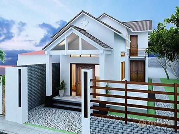 Mẫu thiết kế nhà cấp 4 có gác lửng đẹp, đơn giản