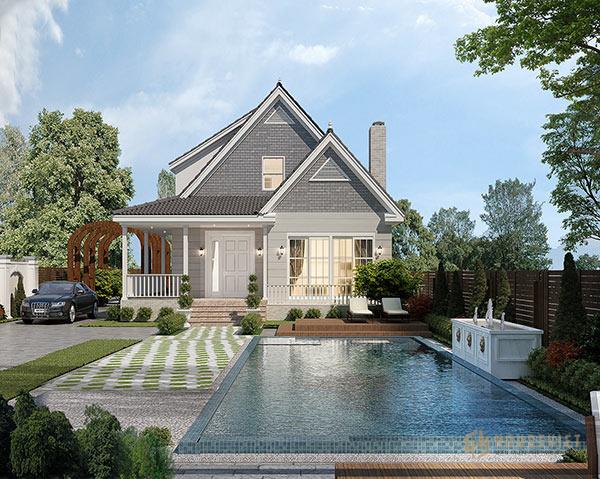 Mặt tiền nhà cấp 4 đẹp, hiện đại