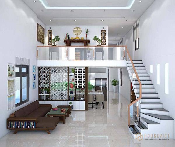 Lan can kính sử dụng hiệu quả nhằm gia tăng diện tích sử dụng cho căn phòng