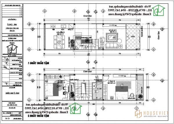 thiết kế mặt tiền nhà phố 4 tầng đơn giản