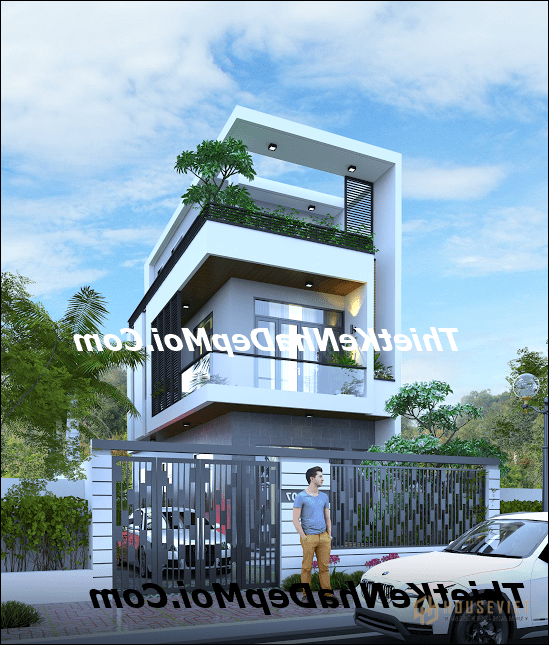 Nhà phố 1 trệt 1 lầu 1 sân thượng
