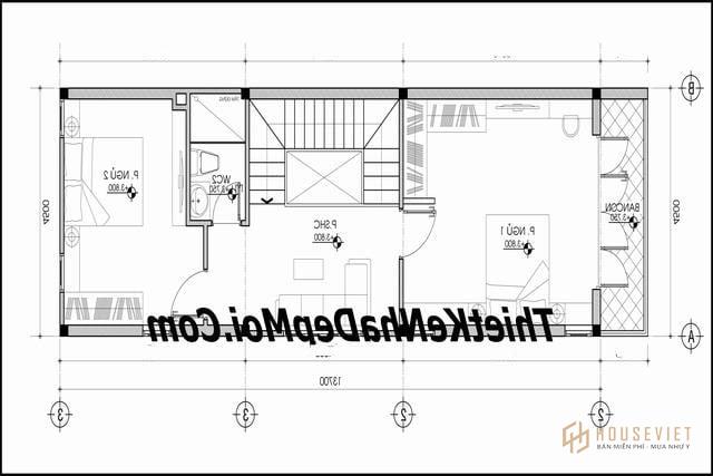 Mặt tiền nhà phố 60m2 2 tầng 1 tum