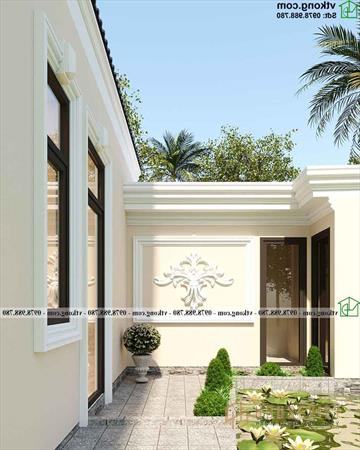 Mẫu Nhà 1 Tầng Tân Cổ Điển 14x10m Hấp Dẫn Tại Hà Nội Bt1t86