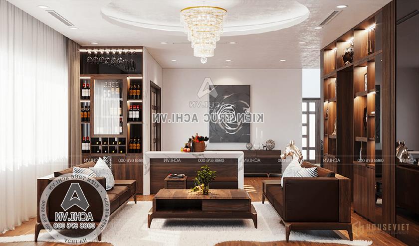 Phòng khách với nội thất đơn giản, tinh tế Phòng khách với nội thất đơn giản, tinh tế