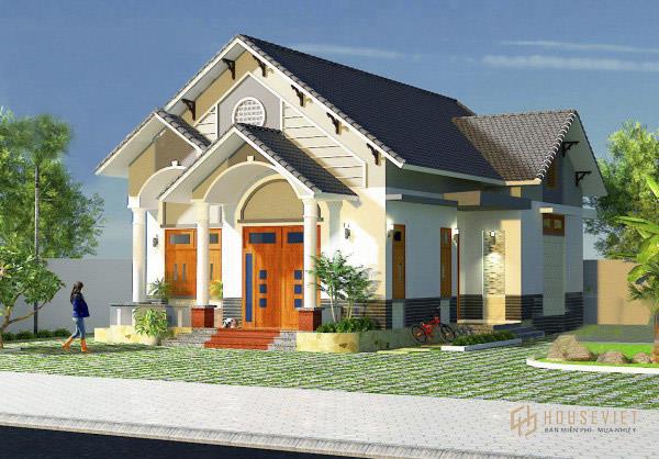 Nhà cấp 4 mái thái có gác lửng đuwọc lựa chọn xây dựng để tăng diện tích sinh hoạt cho gia chủ