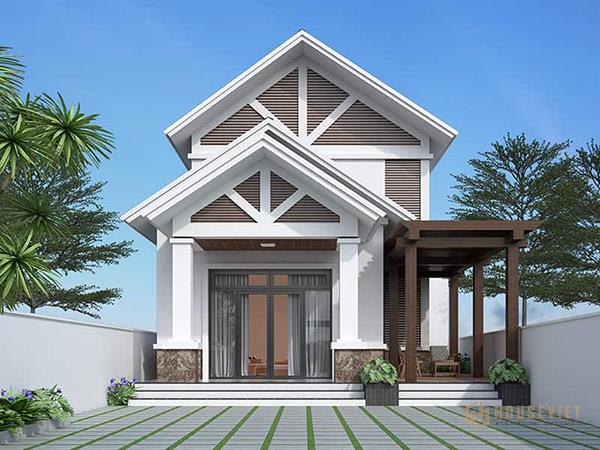 Xây nhà cấp 4 có gác lửng vừa đề co yếu tố thẩm mỹ vừa tiết kiệm chi phi