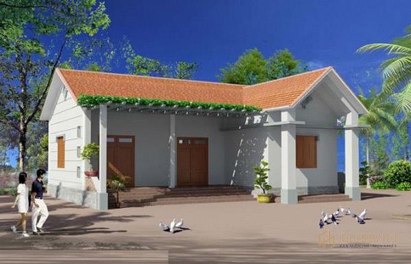 Xây nhà cấp 4 giá 100 triệu bằng việc sử dụng mái ngói