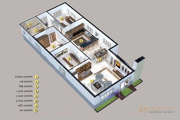 Giá xây nhà cấp 4 3 phòng ngủ được nhận xét hợp lý