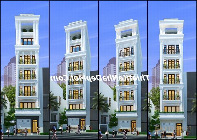 Thiết kế nhà ống 7 tầng