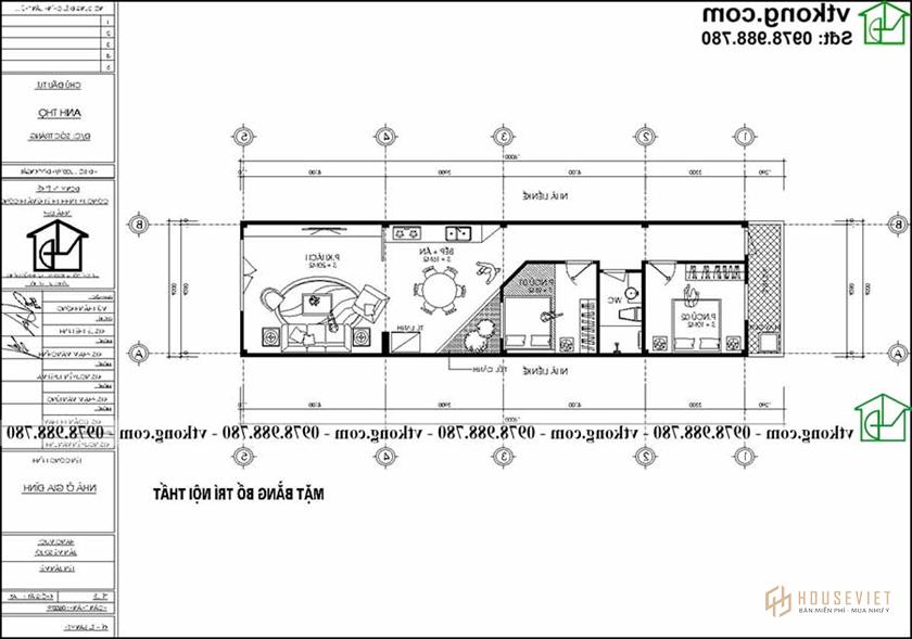 Mặt bằng công năng của NC4132.  người mẫu