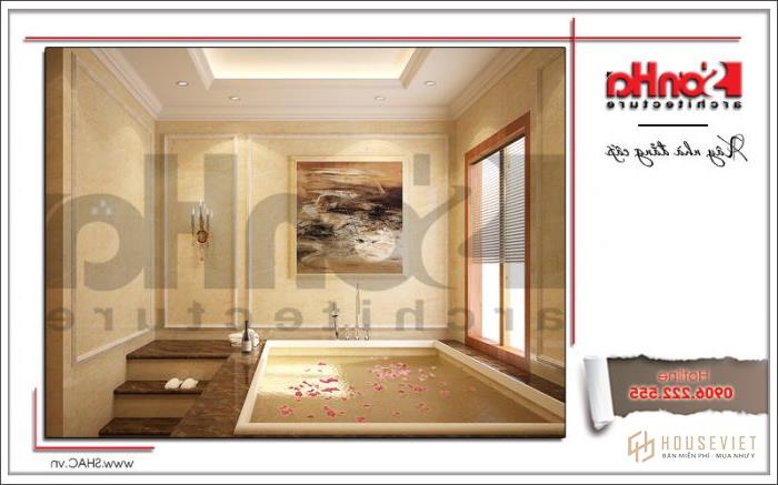 Thiết kế nội thất phòng SPA nhà phố 6 tầng tại Quảng Ninh sh gật 0123