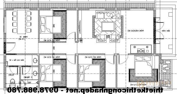 Bản vẽ mặt bằng nhà cấp 4 mái thái NDNC426