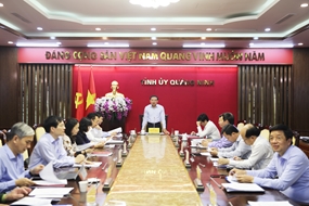 Ban Thường vụ Tỉnh ủy Quảng Ninh làm việc với Tập đoàn Vin Group