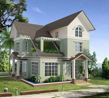 Mẫu nhà 2 tầng đẹp giá 400 triệu đáp ứng đầy đủ công năng