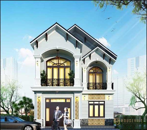 Gợi ý những mẫu nhà 2 tầng đẹp, sang trọng giá 1 tỷ