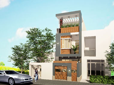 Mẫu nhà đẹp 1 trệt 1 lầu 1 tum từ hiện đại đến tân cổ điển