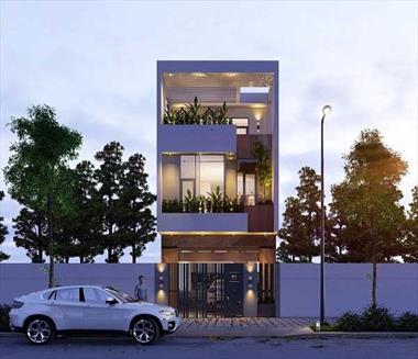 Một số mẫu thiết kế nhà ống mái xéo đẹp được ưa chuộng năm 2022