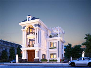 Biệt thự mini 3 tầng 80m2 được bài trí công năng khoa học và tiện nghi