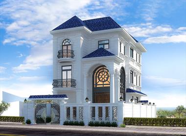 Bản vẽ biệt thự 3 tầng hiện đại không gian sống hoàn hảo